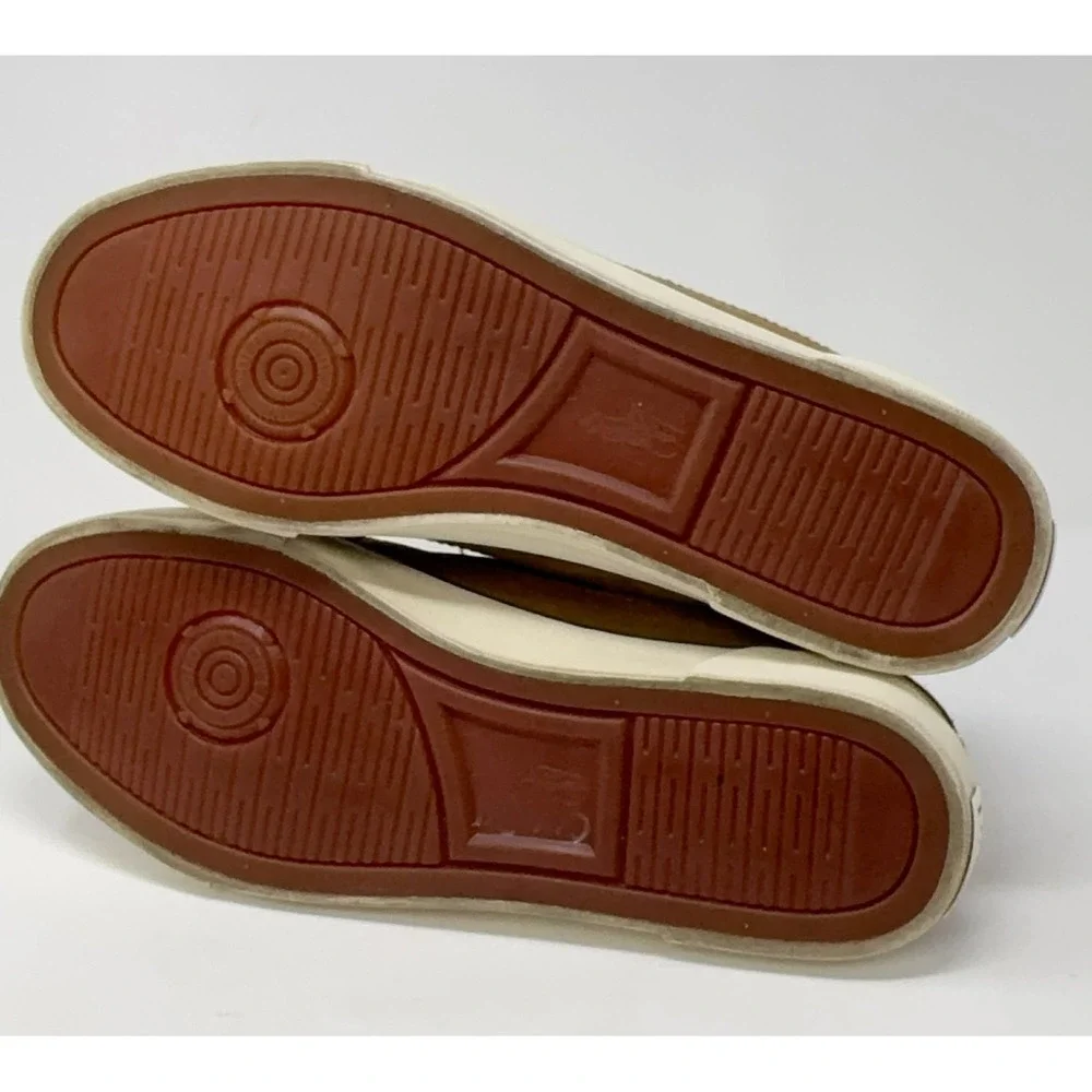 Polo Ralph Lauren Parkstone Low Brown Navy Duck Boat Shoes Men's Size 10D Preppy